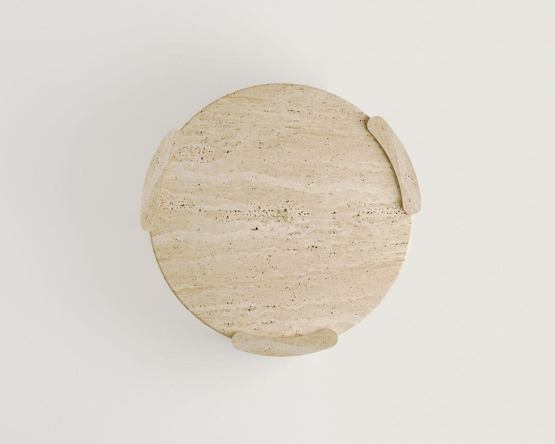 Alice-Travertine coffee table