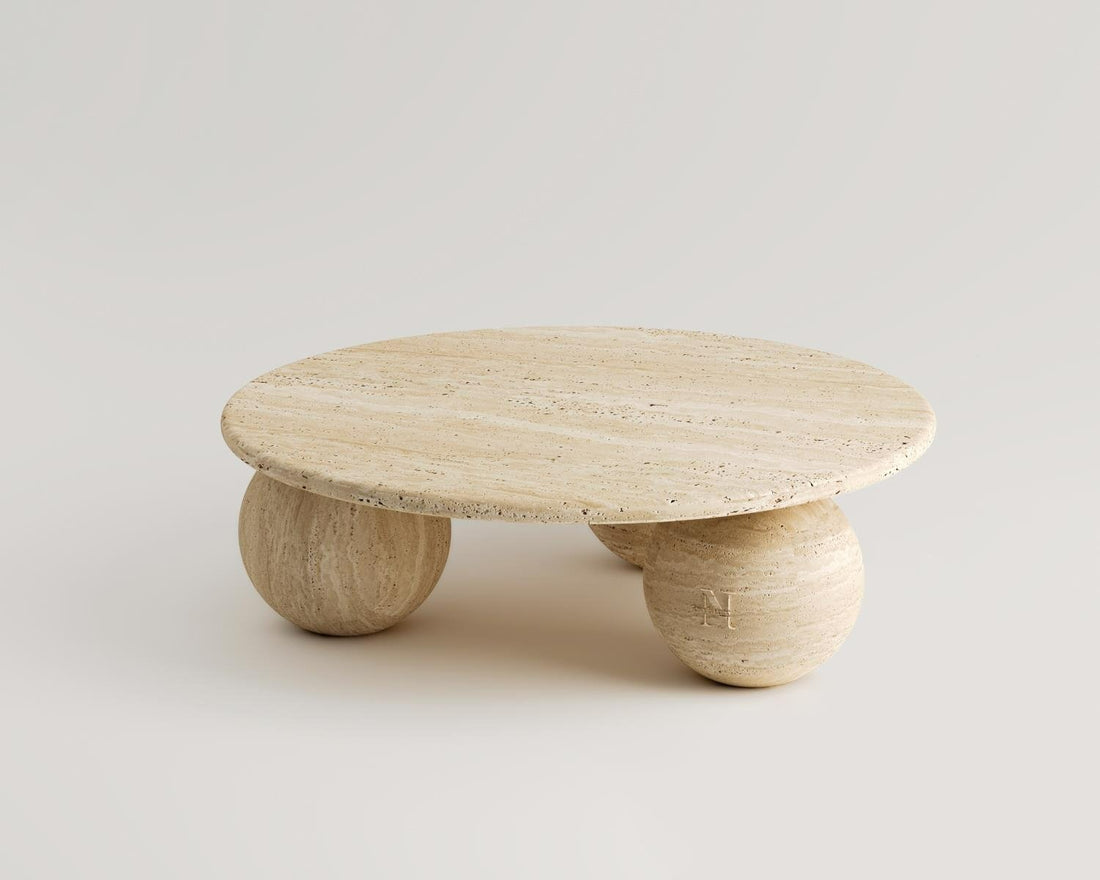 Antonella-Travertine coffee table