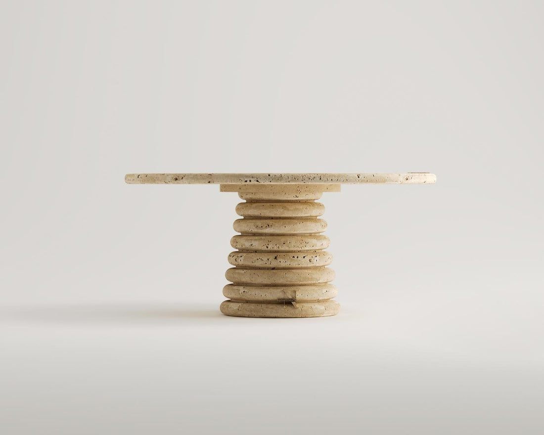 Lilac - Travertine Coffee Table